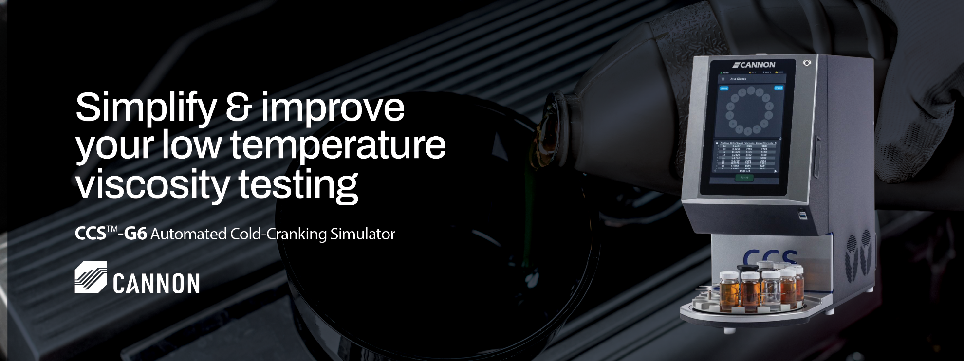 Cannon CCS-G6 Automated Cold-Cranking Simulator